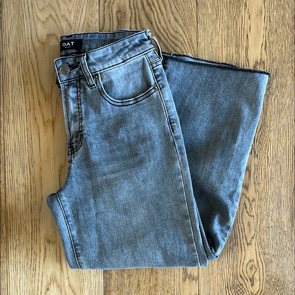 Oat New York Blue Straight Leg Jeans Classic Style